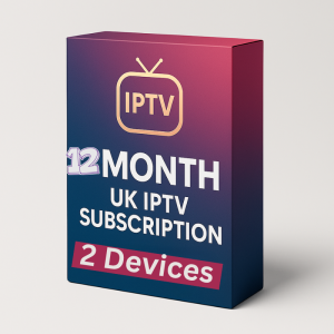 12 Month IPTV Subscription (2 Devices)